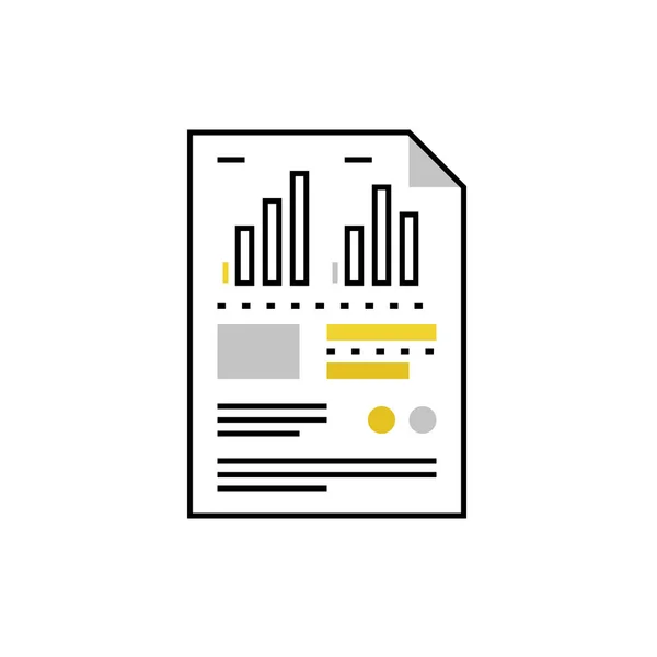 depositphotos 131556148 stock illustration data sheet monoflat icon